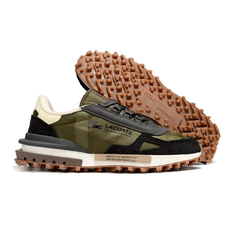 נעלי לקוסט-LACOSTE SHOES ARMY GREEN