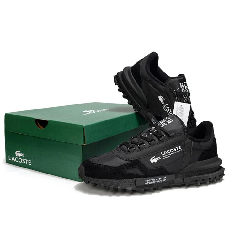 נעלי לקוסט-LACOSTE SHOES BLACK – תמונה 6