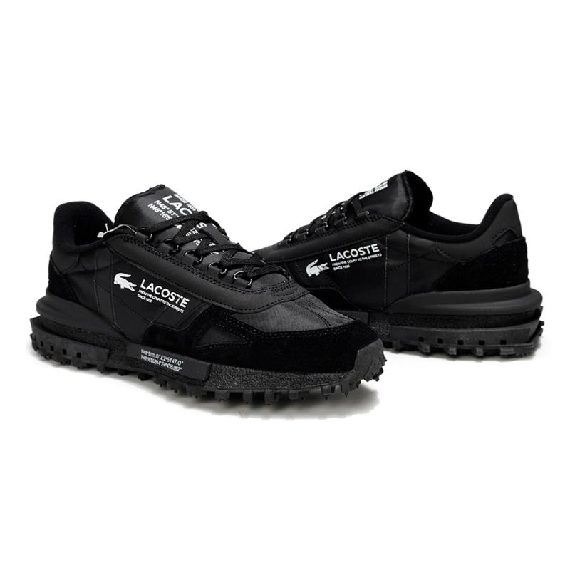 נעלי לקוסט-LACOSTE SHOES BLACK – תמונה 5