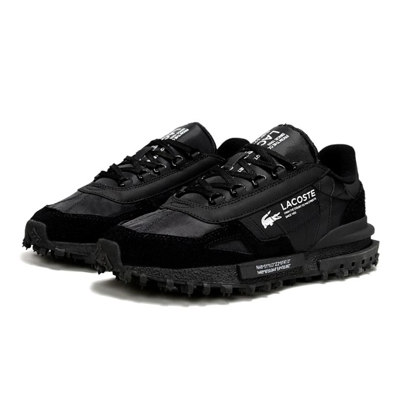 נעלי לקוסט-LACOSTE SHOES BLACK – תמונה 3