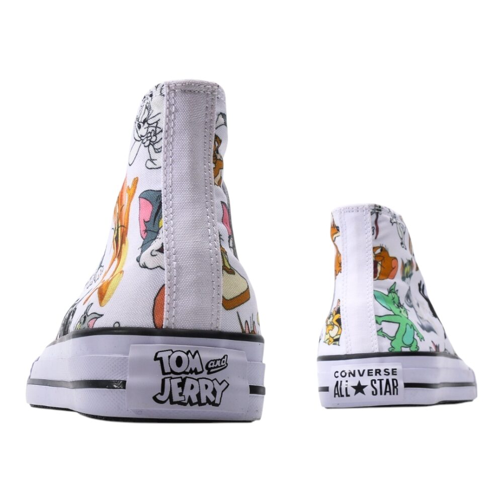 נעלי קונברס-Converse CAT WHITE – תמונה 3