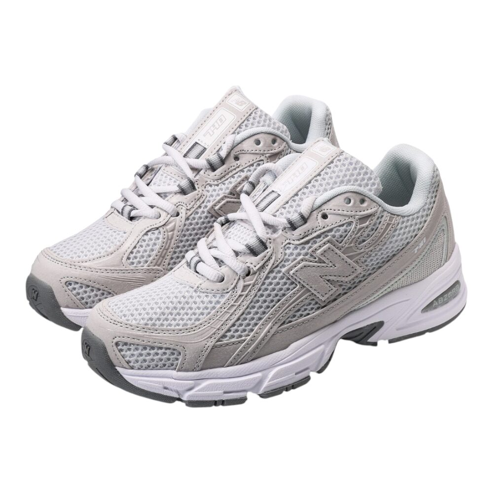 ניו באלאנס-New Balance 740 Gray White mix soft – תמונה 3
