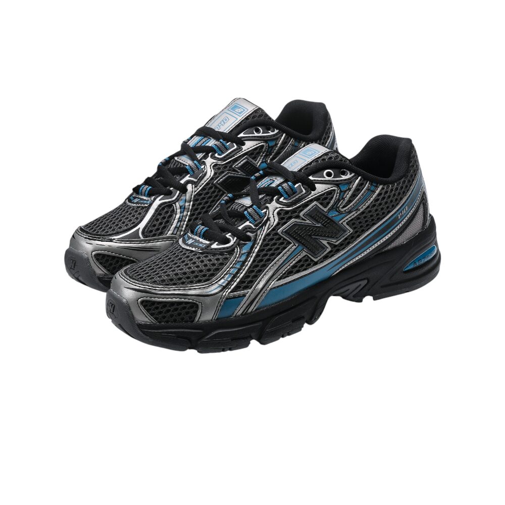 ניו באלאנס-New Balance 740 Black Blue Gray mix soft – תמונה 9