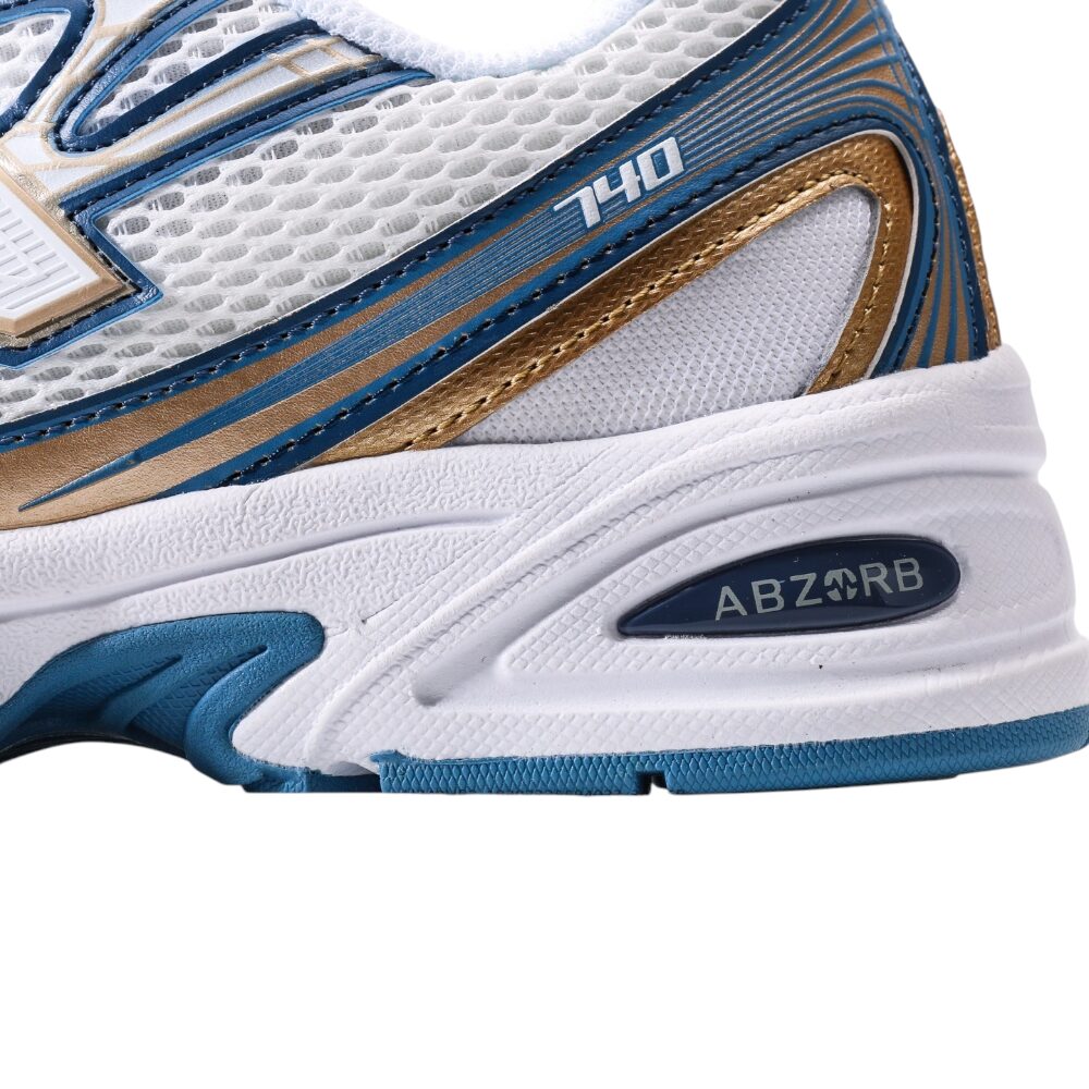 ניו באלאנס-New Balance 740 White Blue mix soft – תמונה 8
