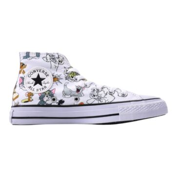 נעלי קונברס-Converse CAT WHITE