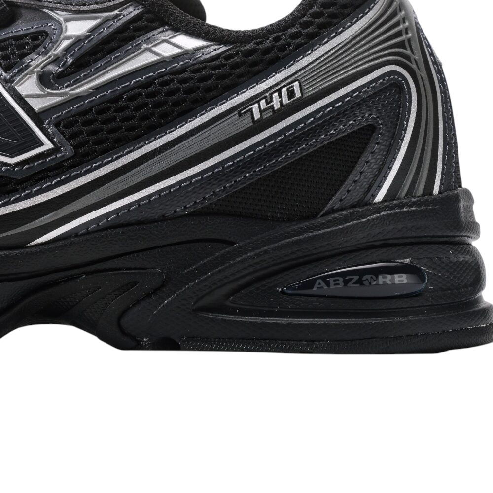 ניו באלאנס-New Balance 740 Black Gray mix soft – תמונה 8
