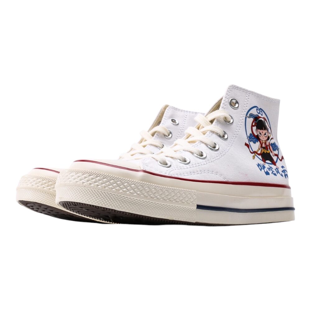 נעלי קונברס-Converse CAT WHITE – תמונה 4