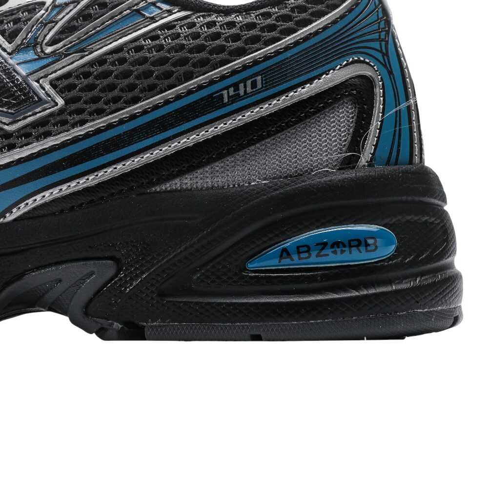 ניו באלאנס-New Balance 740 Black Blue Gray mix soft – תמונה 7