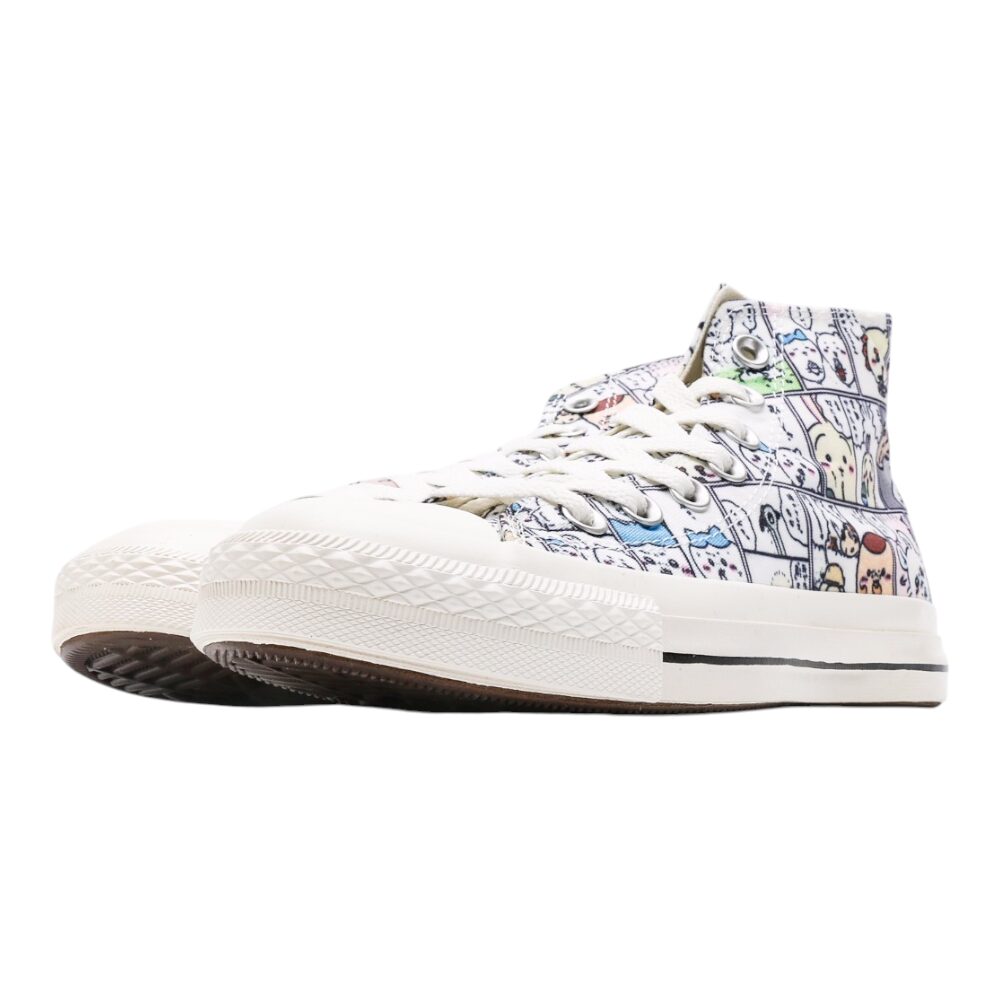נעלי קונברס-Converse CAT WHITE MULTICOLOR – תמונה 4