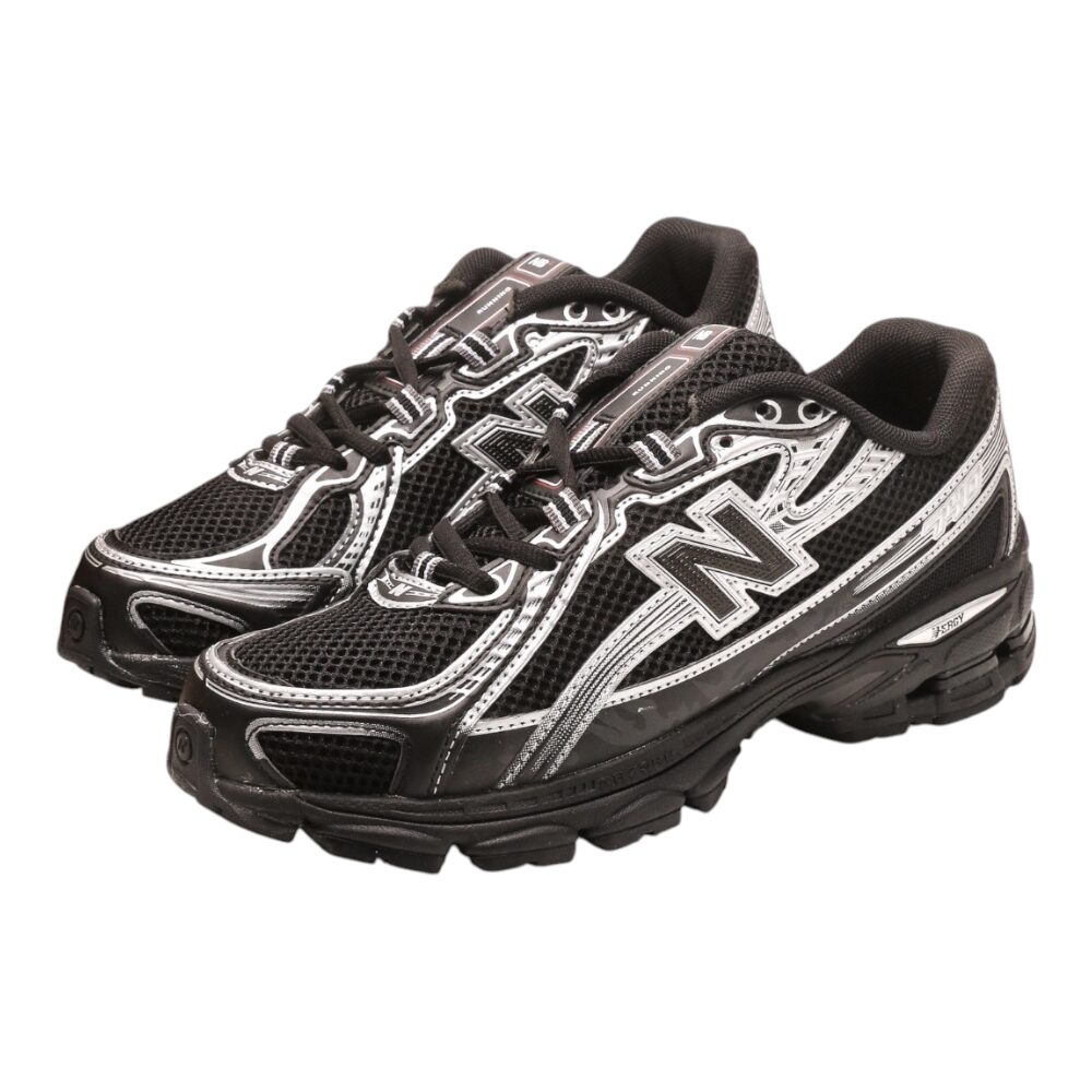 ניו באלאנס-New Balance 740 Black White mix soft – תמונה 6