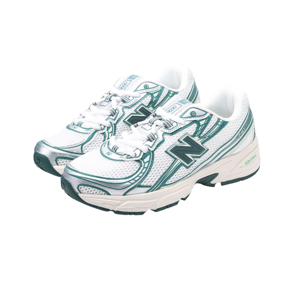 ניו באלאנס-New Balance 740 White Green mix soft – תמונה 6