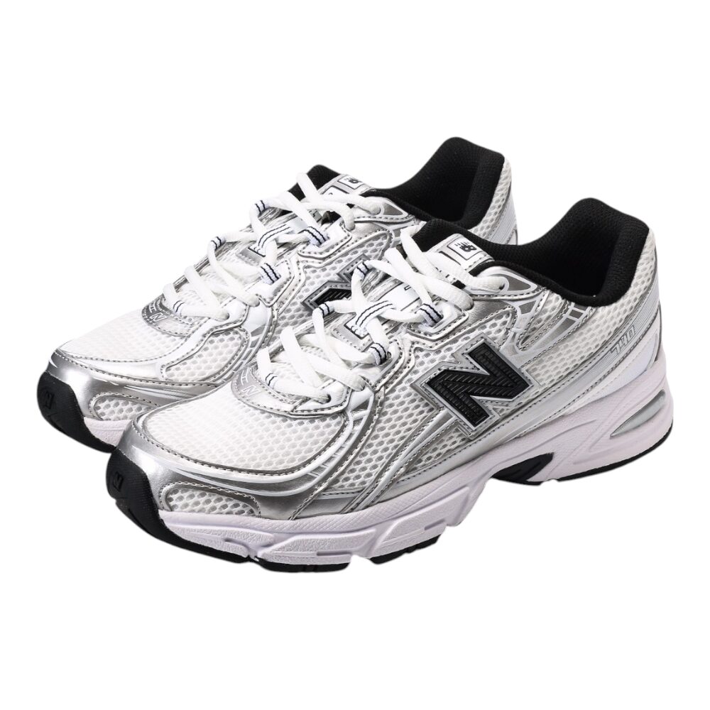 ניו באלאנס-New Balance 740 White Black mix soft – תמונה 4
