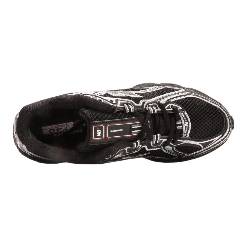 ניו באלאנס-New Balance 740 Black White mix soft – תמונה 3