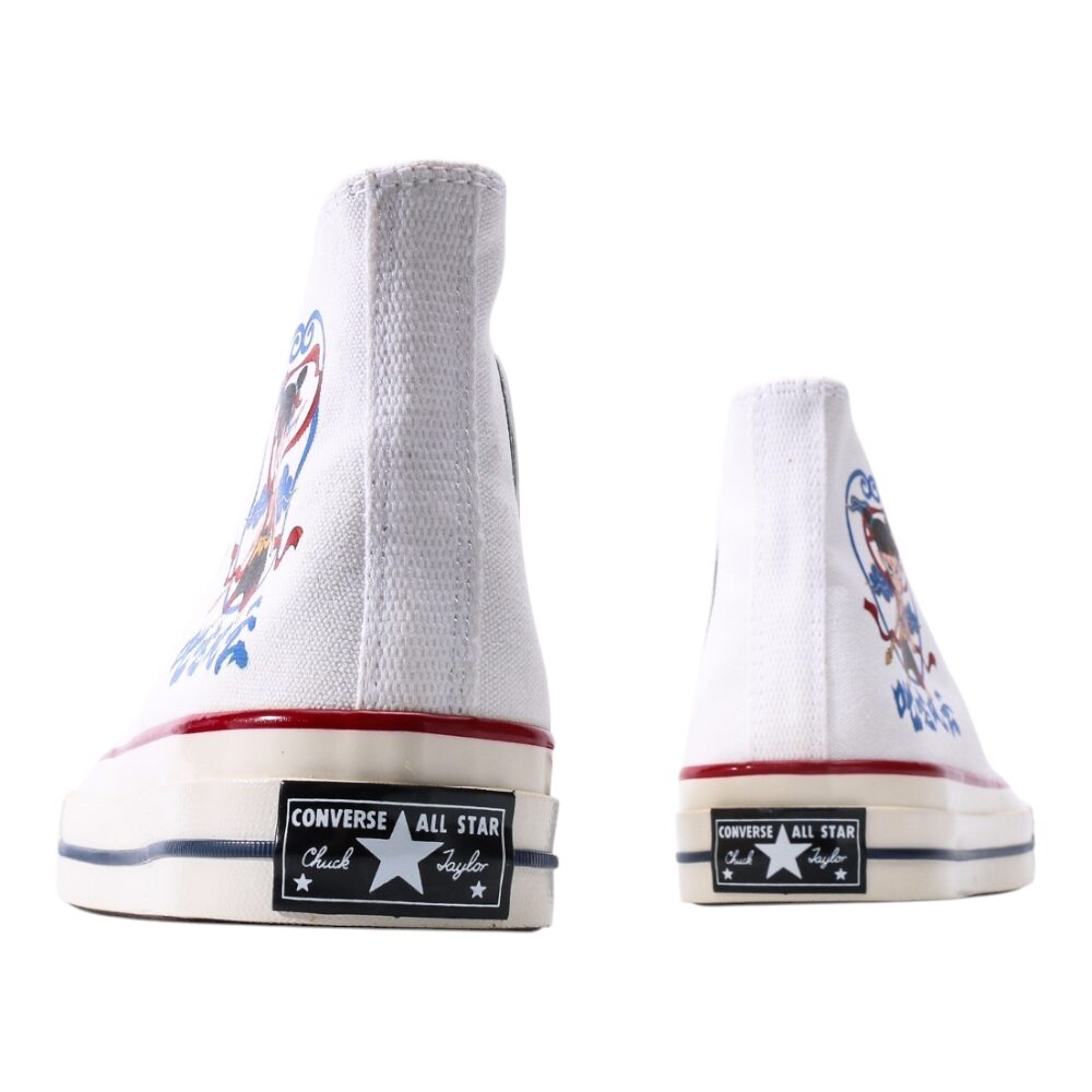 נעלי קונברס-Converse CAT WHITE – תמונה 7