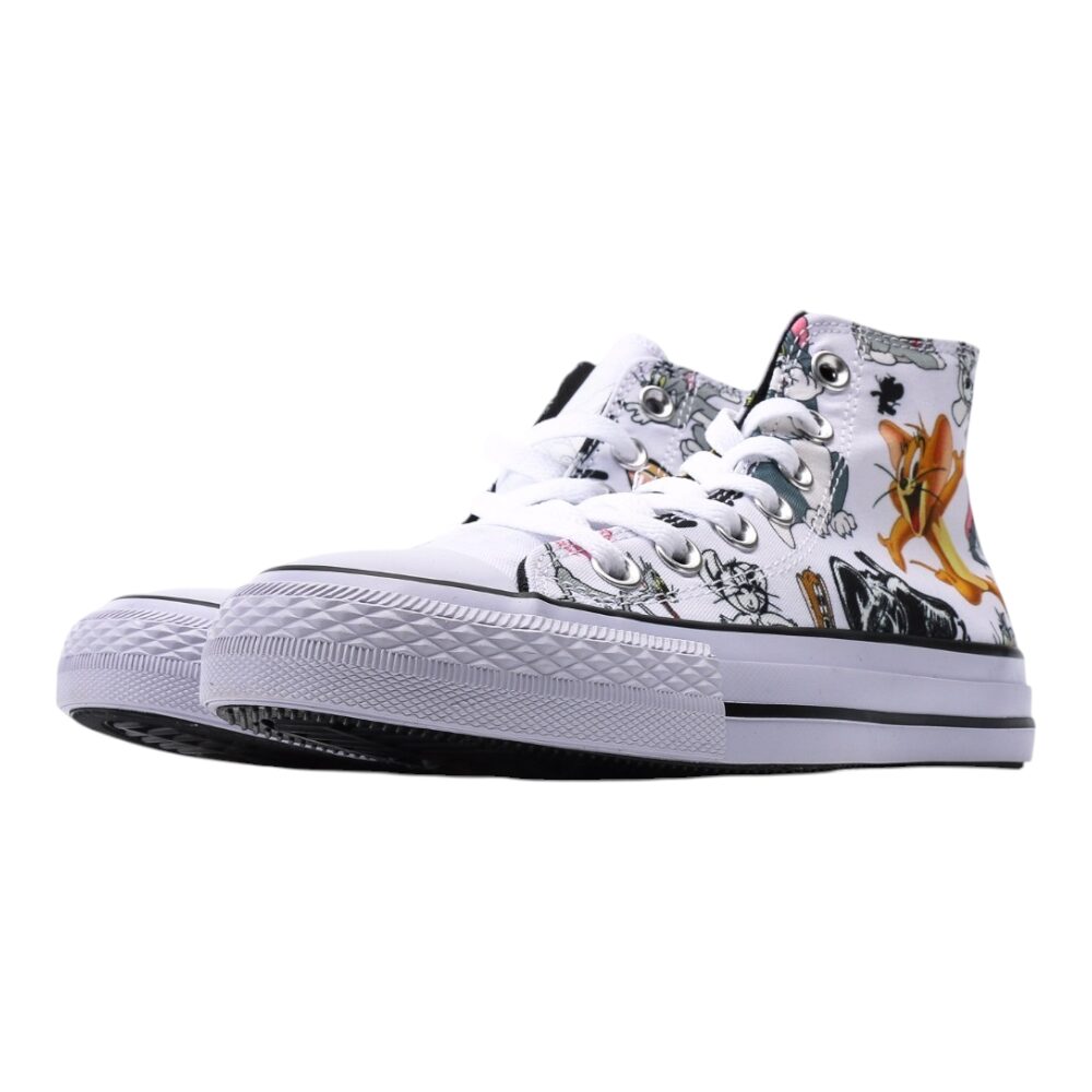 נעלי קונברס-Converse CAT WHITE – תמונה 6