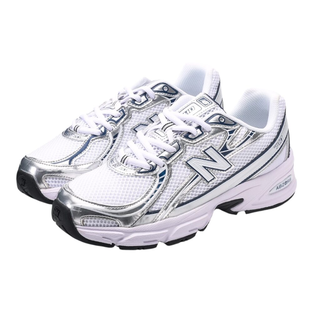 ניו באלאנס-New Balance 740 White Silver mix soft – תמונה 3