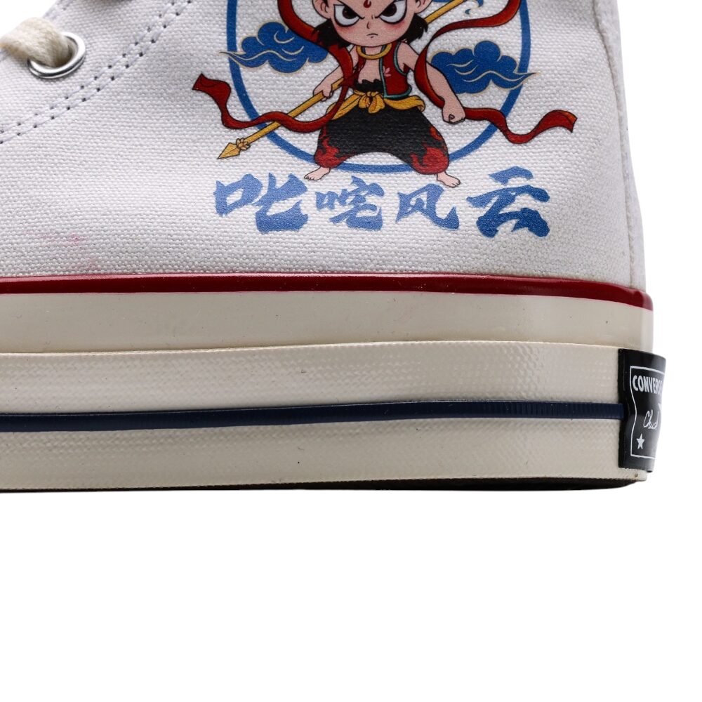 נעלי קונברס-Converse CAT WHITE – תמונה 9